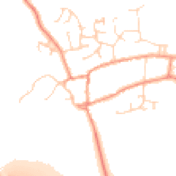Daytime road noise heatmap for OX17 3RD