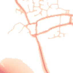 Daytime road noise heatmap for OX17 3RF