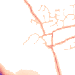 Daytime road noise heatmap for OX17 3RP