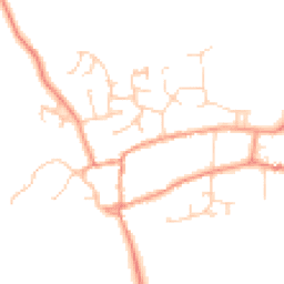 Daytime road noise heatmap for OX17 3RS