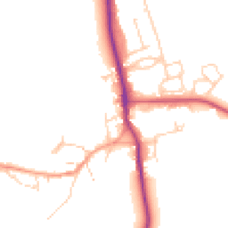 Daytime road noise heatmap for OX17 3SH