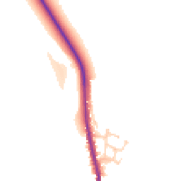 Daytime road noise heatmap for OX20 1AA