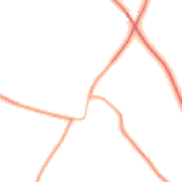 Daytime road noise heatmap for OX20 1AL