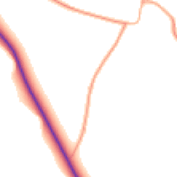 Daytime road noise heatmap for OX20 1AP