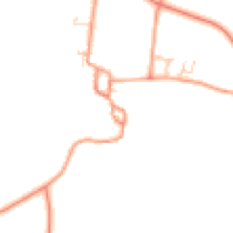 Daytime road noise heatmap for OX20 1DJ