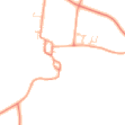 Daytime road noise heatmap for OX20 1DR