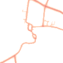 Daytime road noise heatmap for OX20 1DS