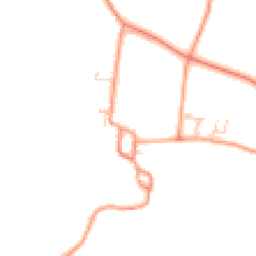 Daytime road noise heatmap for OX20 1DZ