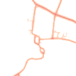 Daytime road noise heatmap for OX20 1EB