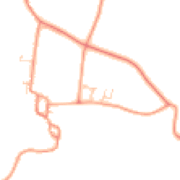 Daytime road noise heatmap for OX20 1EY