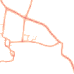 Daytime road noise heatmap for OX20 1EZ