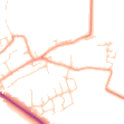 Daytime road noise heatmap for OX20 1LW