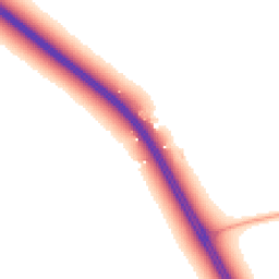 Daytime road noise heatmap for OX20 1QE