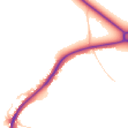 Daytime road noise heatmap for OX20 1RA