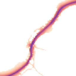 Daytime road noise heatmap for OX20 1RD