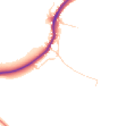 Daytime road noise heatmap for OX20 1SB