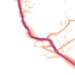 Daytime road noise heatmap for OX20 1TY
