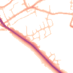 Daytime road noise heatmap for OX20 1UT