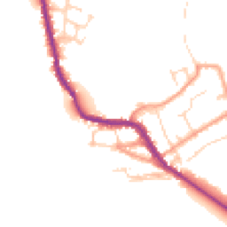 Daytime road noise heatmap for OX20 1XH