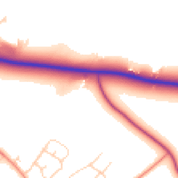 Daytime road noise heatmap for OX25 1TL