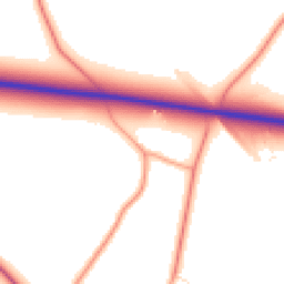 Daytime road noise heatmap for OX25 1TQ