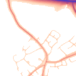 Daytime road noise heatmap for OX25 2AD