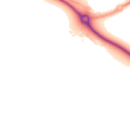 Night-time road noise heatmap for OX25 2AY