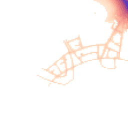 Daytime road noise heatmap for OX25 2BY