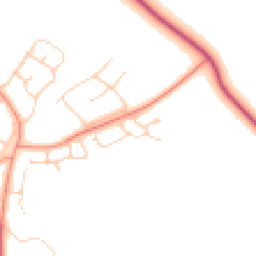 Daytime road noise heatmap for OX25 2DF