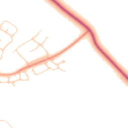 Daytime road noise heatmap for OX25 2DH