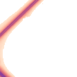 Night-time road noise heatmap for OX25 2JY