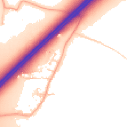 Daytime road noise heatmap for OX25 2PF