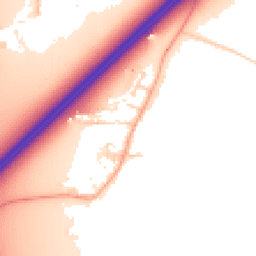 Daytime road noise heatmap for OX25 2PL
