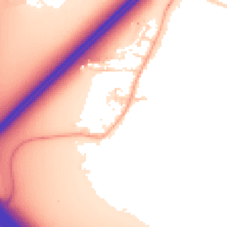 Daytime road noise heatmap for OX25 2PP