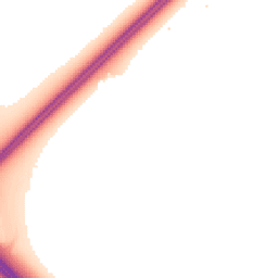 Night-time road noise heatmap for OX25 2PP