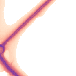 Night-time road noise heatmap for OX25 2PU