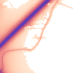 Daytime road noise heatmap for OX25 2PZ