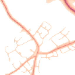 Daytime road noise heatmap for OX25 2RY