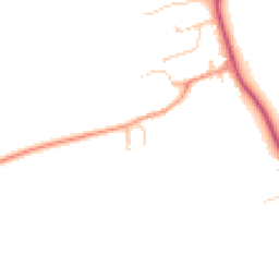 Daytime road noise heatmap for OX25 3QT