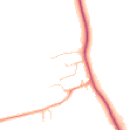 Daytime road noise heatmap for OX25 3RF