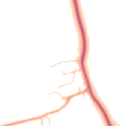 Daytime road noise heatmap for OX25 3RG