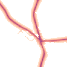 Daytime road noise heatmap for OX25 4AR