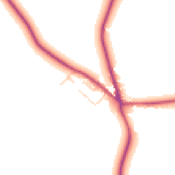 Daytime road noise heatmap for OX25 4AS