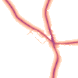 Daytime road noise heatmap for OX25 4AW