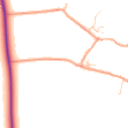 Daytime road noise heatmap for OX25 4AX