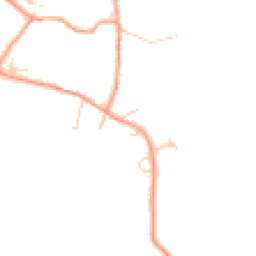 Daytime road noise heatmap for OX25 4SU