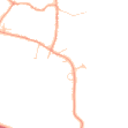 Daytime road noise heatmap for OX25 4SX