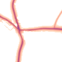 Daytime road noise heatmap for OX25 4TD