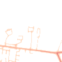 Daytime road noise heatmap for OX25 5AJ