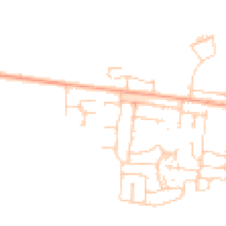 Daytime road noise heatmap for OX25 5AR